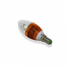 3W E14 AC110-240V Warm White Candle Bulb